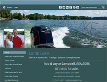 Tablet Screenshot of lamblake.net